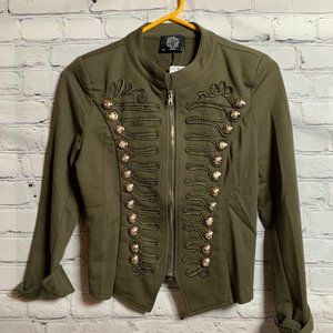 Olive Green Military Jacket